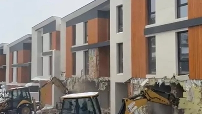 Начался процесс сноса жилого комплекса «Мечта» в городе Алматы