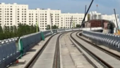 В Астане завершена половина работ по строительству LRT