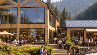 Новый визит-центр «Бұтақты» открылся в Иле-Алатауском национальном парке