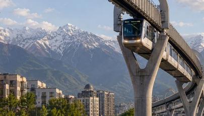 Sky Train в Алматы - транспорт будущего