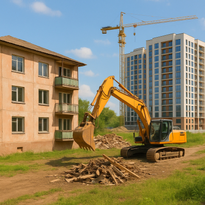 Реновация в Алматы, в 2025 году планируется снести 78 старых домов