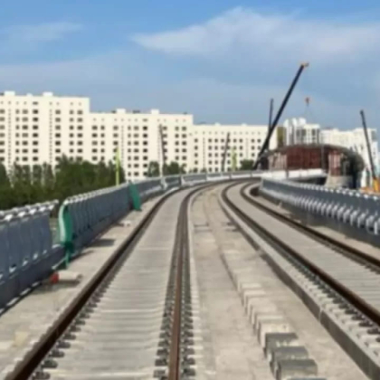 В Астане завершена половина работ по строительству LRT