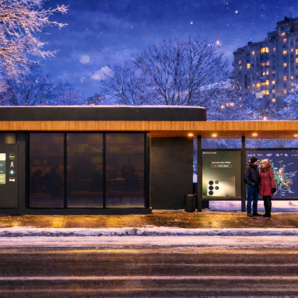 В Актобе реализуют проект по строительству тёплых остановок