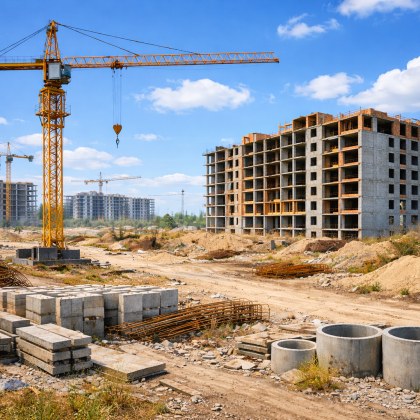 Строительная отрасль севера Казахстана теряет темп