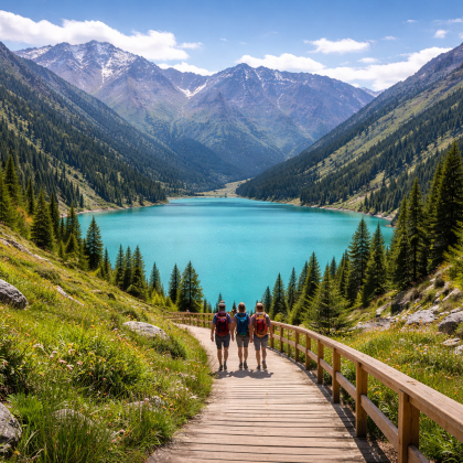 К Большому Алматинскому озеру построят современную туристическую тропу