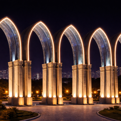 В Алматы масштабно обновят подсветку зданий