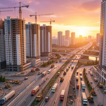 Строительство в Казахстане бьет рекорды в 2026 году