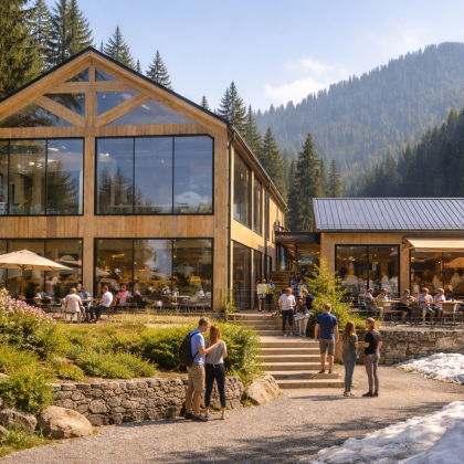 Новый визит-центр «Бұтақты» открылся в Иле-Алатауском национальном парке