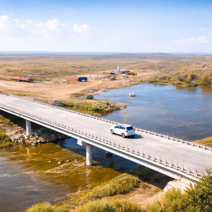 В Абайской области восстановили мост, разрушенный паводком