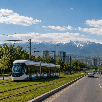 В Алматы готовят к запуску проект первой линии LRT