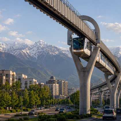 Sky Train в Алматы - транспорт будущего