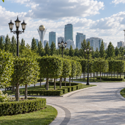 Новое зелёное пространство для жителей Астаны