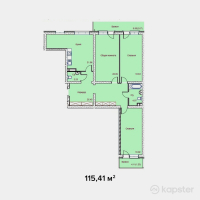 ЖК Sun City — 3-ком 115.4 м² (от 41,547,600 тг)