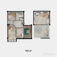 ЖК Dolce Vita Residence — 5-ком 160 м² (от 104,000,000 тг)