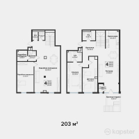 ЖК Silver Hills — 5-ком 203 м² (от 121,800,000 тг)