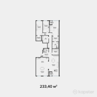 ЖК Silver Hills — 5-ком 233.4 м² (от 140,040,000 тг)