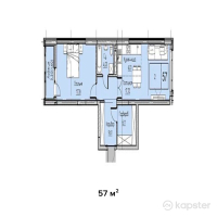 ЖК Q-Way — 2-ком 57 м² (от 15,960,000 тг)