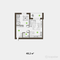 ЖК Classic — 1-ком 48,2 м² (null)