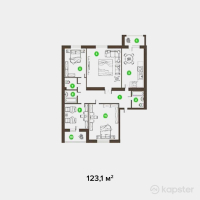 ЖК Classic — 4-ком 123,1 м² (null)