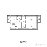 ЖК Urban — 1-ком 98,9 м² (null)