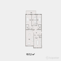 ЖК Alatau Hills — 4-ком 157,2 м² (null)