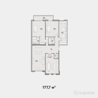 ЖК Alatau Hills — 4-ком 177,7 м² (null)
