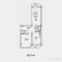 ЖК Rams Luxury — 2-ком 52,7 м² (null)