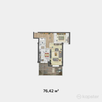 ЖК Дом на Гагарина — 2-ком 76,4 м² (null)