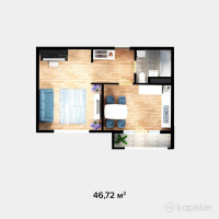 ЖК Felicita — 1-ком 46,7 м² (null)