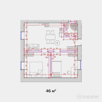 КД Достар — 2-ком 46 м² (null)