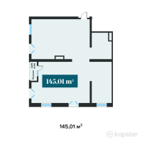 ЖК Центральный на Тулебаева — 1-ком 145 м² (от 263,580,000 тг)