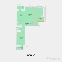 ЖК Family Residence — 3-ком 87,8 м² (null)