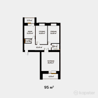 ЖК Manhattan — 3-ком 95 м² (от 25,650,000 тг)