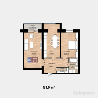ЖК Arman — 1-ком 81,9 м² (null)