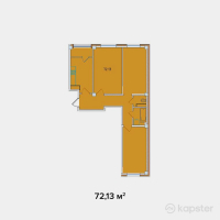 ЖК Jaiyk Riverside — 1-ком 72,1 м² (null)