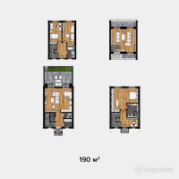 Esentai River Townhouse — 5-ком 190 м² (null)