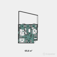 ЖК Tulip Residence — 3-ком 81.4 м² (от 26,060,900 тг)