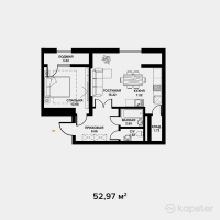 ЖК Табысты — 2-ком 53 м² (от 18,539,500 тг)