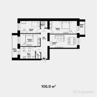 ЖК Dublin — 4-ком 106,9 м² (null)