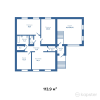 КГ River Park — 3-ком 113.9 м² (от 30,183,500 тг)