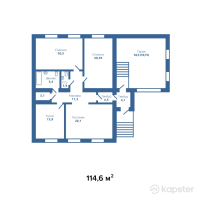 КГ River Park — 3-ком 114.6 м² (от 30,369,000 тг)