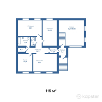 КГ River Park — 3-ком 116 м² (от 30,740,000 тг)