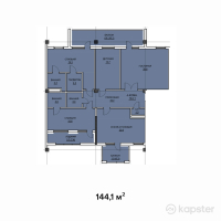 ЖК Royal Expo Apartments — 4-ком 144.1 м² (от 93,665,000 тг)