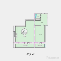 ЖК Барселона — 2-ком 67,4 м² (null)