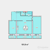 ЖК Барселона — 3-ком 101,9 м² (null)