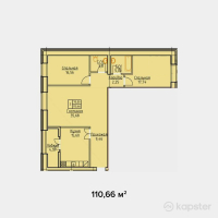 ЖК Орда — 3-ком 110,7 м² (null)