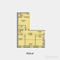 ЖК Орда — 3-ком 111,6 м² (null)