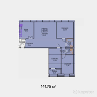 ЖК Орда — 4-ком 141,8 м² (null)