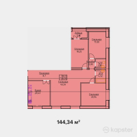 ЖК Орда — 4-ком 144,3 м² (null)
