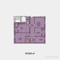 ЖК Орда — 4-ком 147,8 м² (null)